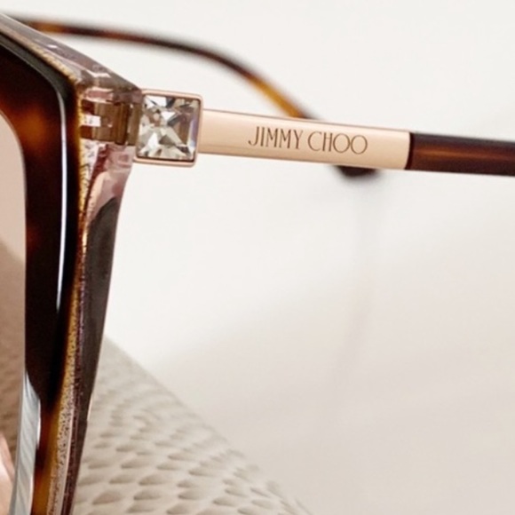 Jimmy Choo Sunglasses With Side Crystal  Gorgeous NWT - Picture 2 of 7